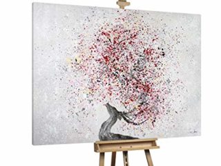 Kunstloft® Extravagante Cuadro al óleo 'Ciervo Chispeante' 200x150cm | Original Pintura XXL Pintado a Mano en Lienzo | Decoración Abstracto Colorido Imagen | Mural de Arte Moderno en una Pieza