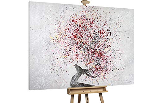 Kunstloft® Extravagante Cuadro al óleo 'Ciervo Chispeante' 200x150cm | Original Pintura XXL Pintado a Mano en Lienzo | Decoración Abstracto Colorido Imagen | Mural de Arte Moderno en una Pieza