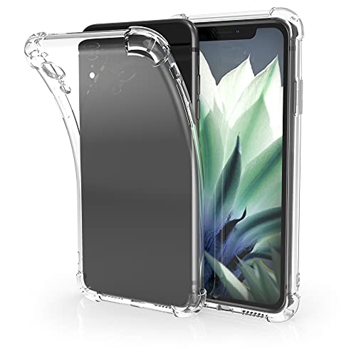 kwmobile 1x Funda Transparente Compatible con Apple iPhone XR Carcasa de Silicona TPU con protección en Las Esquinas