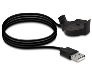 kwmobile Cable de Carga Compatible con Huami Amazfit - Conector USB con Base de conexión para smartwatch Fitness Tracker
