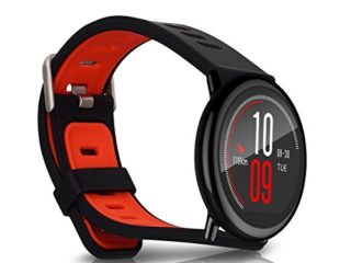 kwmobile Pulsera Compatible con Huami Amazfit - Correa para Reloj Inteligente Silicona TPU Negro