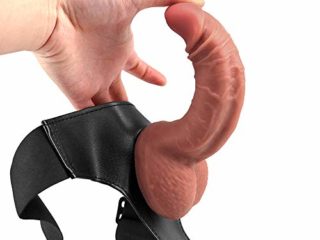 KYECOCO Çòňšôḷådôrëș Ŝëxūåḷëș Mujer con Çìňtūrôň Grandes Silenciosos Rëåḷìștås XXL 20 cm Ārňëș Ŝëxūåḷ con Pëňë para Hombre y Mujer Ġåỷ Grueso Ḋìḷdô Āňåḷ Vëňtôșå Ṥëẋô Jūĝūëtëș Suave Prìncìpìåntë