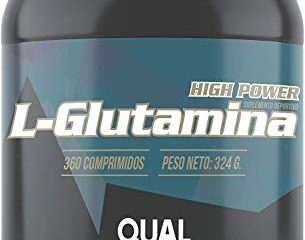 L-GLUTAMINA 360 Cápsulas| Suplementos para Ganar Masa Muscular| Aminoácido L-Glutamina | Aminoácido para el Entrenamiento con Pesas| QUALNAT