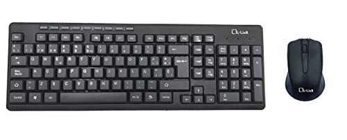 L-Link | Pack Teclado y Ratón Inalámbrico | LL-KB-555-WCOMBO | Color Negro