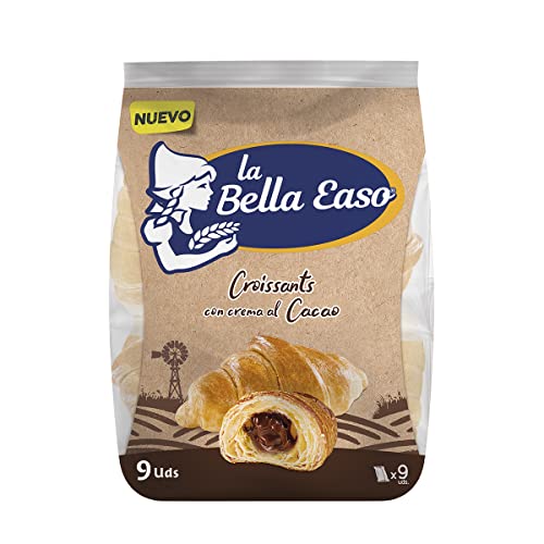 La Bella Easo Croissants con crema al cacao - 9 unidades, 378g