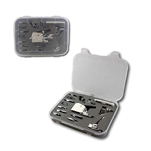 La Canilla ® - Kit de 15 Piezas Pie Prensatelas Universales para Máquinas de Coser Alfa, Singer, Brother, Janome, Elna, Juki, Lidl, IKEA