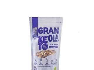 La Newyorkina - Granola Keto con Proteínas Veganas - 275 g - Baja en Azúcares - Con Alto Contenido en Fibra, Vitaminas y Minerales - Ideal para Seguir una Dieta Keto - Envase Reciclable