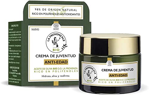 La Provençale Bio Crema Antiedad Día con Aceite de Oliva Bio rico en Polifenoles Antioxidantes, 50 ml