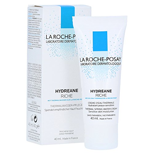 La Roche Posay 897-10772 Hydreane Rich - Crema hidratante para piel sensible, 40ml