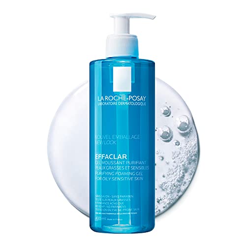 La Roche-Posay, Crema gel mousse limpiador facial, 400 ml