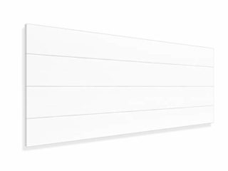 LA WEB DEL COLCHON - Cabecero de Madera Rústico Vintage para Cama de 80 (90 x 44 cms.) Blanco nórdico  | Cabeceros Madera | Dormitorio Matrimonio | Cabezal Cama |Estilo nórdico
