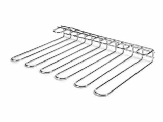 Lacor 62268 Colgador, Soporte Techo o Pared, 45 x 31cm, 20 Copas, Incluye Herramientas de Montaje, Acero Inoxidable