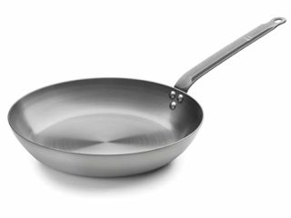 LACOR Sartén Sin Antiadherente, Resistente, Ecológica, Compatible con Vitrocerámica, Eléctrico, Gas e Inducción, Hierro Ferrum, Fabricada en España, 26 cm, Gris, Fundido