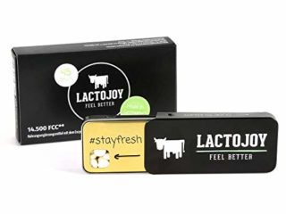 LactoJoy Pastillas de Lactasa 14.500 FCC I Tratamiento de Comprimidos para Intolerancia a la Lactosa I Digestión de la Leche, Queso I Capsulas de Enzimas Digestivas I Vegano I 45 Caps