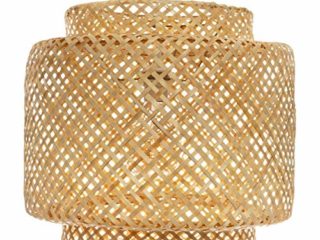 LAMPARA DE TECHO DE BAMBÚ NATURAL E27 MODELO LIBY