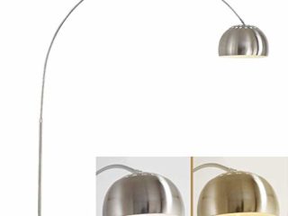 LANMOU Lámpara de Pie Arco Regulable, Lámpara de Piso Ajustable Altura Extensible Curvada con Control Remoto y Interruptor de Pie, Base de Mármol, Luz de Lectura para Salon, Dormitorio, Estudio y Leer
