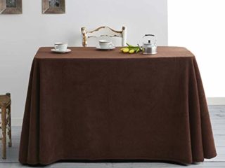 Lanovenanube - Falda Mesa Camilla Invierno Rectangular 90x140 - Marron