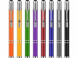 Lapiz tactil,Zoonnis 2 en 1 Bolígrafos capacitivos universales para dispositivos con pantallas táctiles,Lápiz sensible alto apto para Apple,iPad，iPhone,tabletas,Kindle,Samsung Galaxy(8 x color mixto)