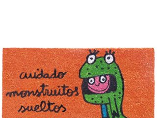 Laroom Felpudo, Yute, Naranja, 40x70cm