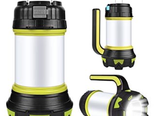 lasesasies Lámpara de Cámping, Linterna Cámping LED Recargable (Verde)