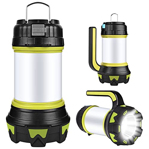 lasesasies Lámpara de Cámping, Linterna Cámping LED Recargable (Verde)