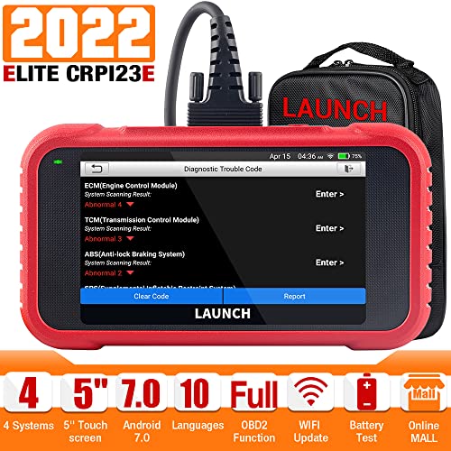 LAUNCH Lector de Código CRP123E OBD2 escáner de Coche Maquina Diagnosis transmisión del Motor ABS SRS Herramienta de escaneo de Coche Auto Vin WiFi actualización Flujo de Datos en Vivo español…
