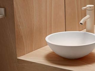 LAVABO SOBRE ENCIMERA BATHCO DE SOLID SURFACE POLARIS MEDIDAS: 300×100
