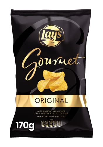 Lay's Gourmet Patatas Fritas con Sal, 170g