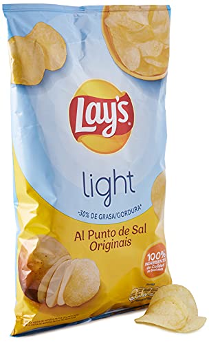 Lay'S Light Patatas Fritas con 30% Menos de Grasa, 140g