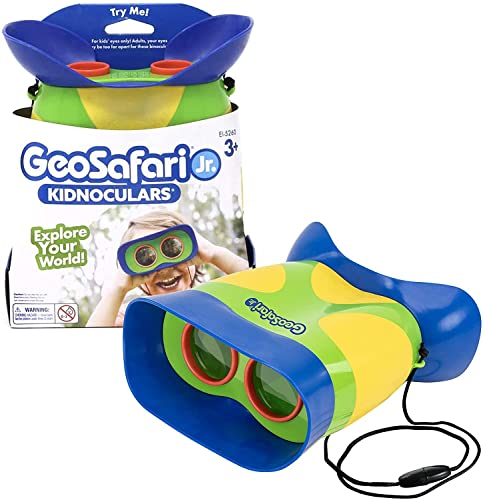 Learning Resources- Prismáticos Infantiles Kidnoculars de GeoSafari Jr, Color (EI-5260)