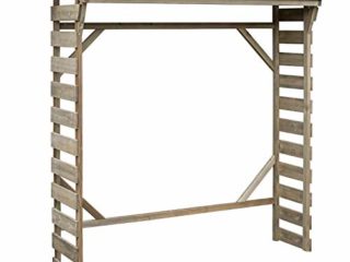 Leñero Exterior de Madera Tratada Gardiun Kiryl 178x51x169/178 cm