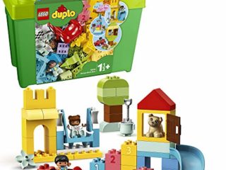 LEGO 10914 Duplo Caja de Ladrillos Deluxe, Set de Construcción con Almacenaje, Primeros Ladrillos para Niños y Regalos para Bebé +1.5 Años