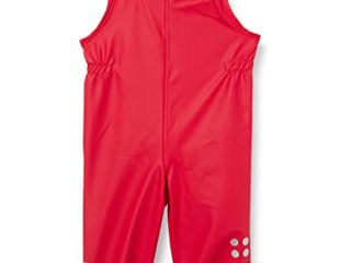 LEGO Peggy 101 Pantalones Impermeables, Bebé-Niñas, Rojo (Red), 80 (Tamaño del Fabricante:80)