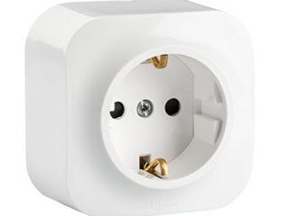 Legrand 782420 pared, enchufe 1 toma, Schuko, Blanco