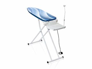 Leifheit Tabla de planchar Air Active M, mesa de planchar con aspiración y extracción del vapor,  sistema de planchado activo, 118 x 38 cm