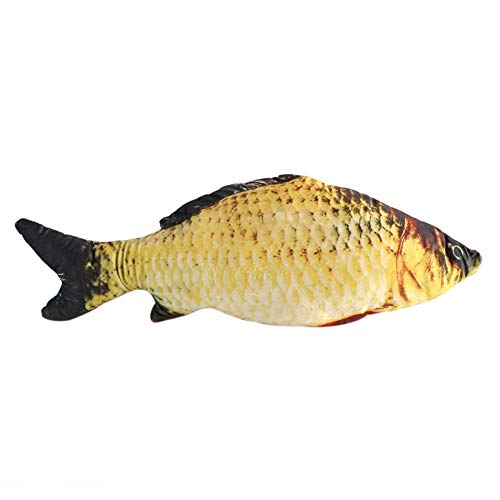 Leinggg Almohada en Forma de pez - Creativo 3D Carpa Fish Shape Simulation Cojín Throw Pillow Regalo for niños Sofá Decoración for el hogar 60cm