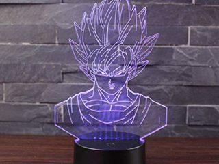 Leisu 3D Lámpara LED luz de la noche 7 colores LED Touch lámpara para el Hogar Decoración para Niños Mejor Regalo
