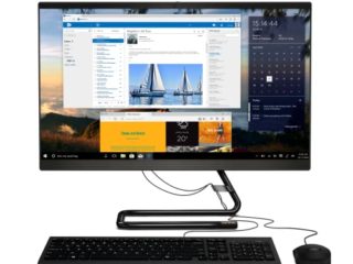 Lenovo IdeaCentre AIO 3 - Ordenador de Sobremesa Todo en uno (Pantalla de 23.8" FullHD, AMD Ryzen 5 4500U, 8GB RAM, 512GB SSD, Windows 10 Home) Negro - Ratón y Teclado QWERTY Español USB
