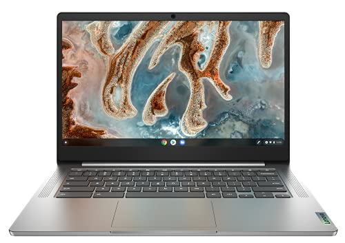 Lenovo IdeaPad 3 CB 14M836 Chromebook Gen 6 - Portátil 14" FullHD (MediaTek MT8183, 4GB RAM, 32GB eMMC, Arm Mali-G72 MP3 GPU, Chrome OS) Color Gris - Teclado QWERTY Español