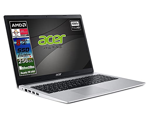 Lenovo Ideapad - Ordenador portátil 15.6" (AMD A4-3025e, 8GB de RAM, 256 GB SSD, AMD Radeon Graphics, Windows 10 Professional) Gris Teclado QWERTY italiano