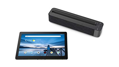 Lenovo Smart Tab M10 Tablet, Smart Dock, Alexa Integrado, Pantalla 10.1" Full HD 1920 x 1200, Qualcomm Snapdragon 450, 16 GB ampliables hasta 256 GB, RAM 2 GB, WiFi, Android Oreo, Negro (Slate Black)
