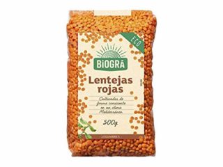 Lentejas Rojas BIO Biogra, 500 gr