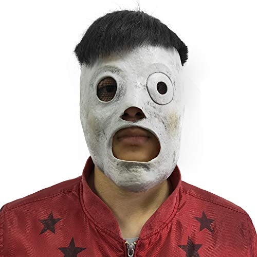 LePyCos Máscara Slipknot Taylor Cosplay Accesorios para disfraz de látex