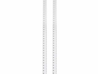 Les-Theresa 2 piezas Perfil de extrusión de aluminio Viga en forma de L 40 agujeros Accesorios de robot 12x12 mm 3103-0040-0328