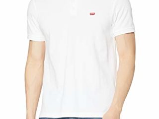 Levi's Levis HOUSEMARK Polo White + Camiseta de Manga Corta, S para Hombre