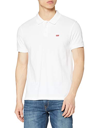 Levi's Levis HOUSEMARK Polo White + Camiseta de Manga Corta, S para Hombre