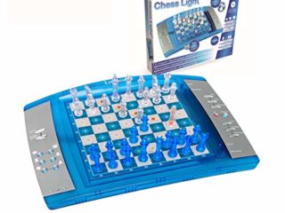 LEXIBOOK Ajedrez electrónico y luminoso con teclado sensitivo, juego de mesa, multiples niveles para principiantes y avanzados (LCG3000) , color/modelo surtido