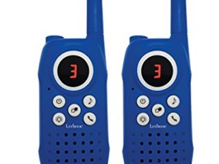 LEXIBOOK exte Par de walkie talkies, Rango transmisión de 5km, Sonido Digital, Juego de comunicación para Interiores y Exteriores, Clip para cinturón, Negro, TW42_01, Color, One Size