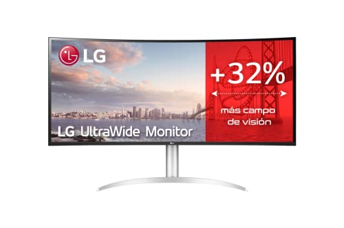 LG 40WP95C-W -Monitor Ultrapanorámico 21:9 LG UltraWide 39.7" (Panel Nano IPS: 5120x2160, 300cd/m², 1000:1, DCI-P3>98%); HDMIx2, DPx1, USB-Cx1, USB-Ax2; HDR10; Modo PBP; altavoces 2x10W, Color Blanco