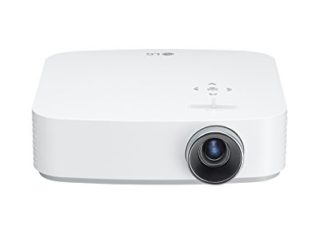 LG CineBeam PF50KS - Proyector TV con SmartTV webOS 3.5 y batería integrada (hasta 100", autonomía 2,5 horas, fuente LED, 600 lúmenes, 1920 X 1080) Color Blanco